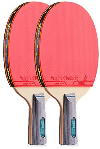 Palas de Ping Pong Palas de Tenis de Mesa Raqueta de Tenis de Mesa Champion Racket Bates y Pelotas de Tenis de Mesa portátiles, Paleta de Ping Pong para Adultos Juego de Raquetas de Tenis de Mesa(Co