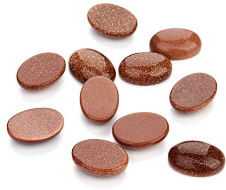 Hohopeti 10stücke Diy Oval Stone Patches Schmuckzubehör Retro Design Für Ohrringe Und Armbänder Langlebigem Material Rote Farbe Und Elegant