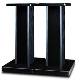 Moubhjd Lautsprecherständer 40 cm hoher Boxenständer Holz, 2er-Set, Speaker Stand geeignet für Regallautsprecher | HiFi und Heimkino Surround Sound, Verbessertes Audio-Hörerlebnis