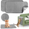 2 Stück Kratzmatte für Katzen, 50 x 25 cm Teppich für Katzen aus natürlichem Sisal, Rutschfester Kratzteppich für Katzen zum Schutz von Teppichen und Sofas, Kratzfeste Matten für Katzen
