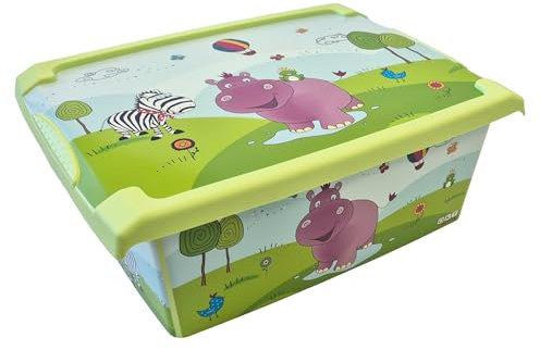 1 x Spielzeugkiste Spielzeugbox Fashion Box 10 L Aufbewahrungsbox grün