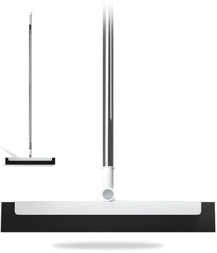 Guoxintech Floor and Shower Squeegee with Long Handle, Professional Water Wiper for Wet Room Bathroom Window Tile, Pet Hair Remover, Adjustable Stainless Steel and PP Scraper (36 Inch)