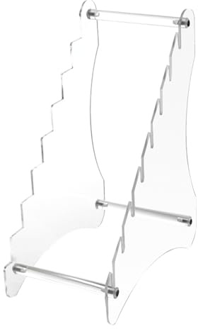 Genérico Expositor Portacuchillos - Expositor Acrílico para Soporte De Cuchillos, Estante Organizador para Cuchillos | Vitrina Transparente con Estante De Almacenamiento Coleccionable para Mariposas