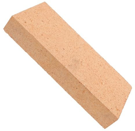 Veemoon Ladrillo Refractario de Arcilla 23X114X4 CM para Hornos de Leña Estufas y Chimeneas Bloque Aislante Resistente a Alta Temperatura para Parrilla y Fogatas Exterior