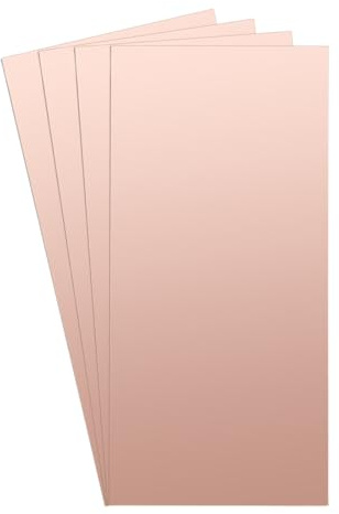 QUARKZMAN 4 Stück Doppelseitige Leiterplatte Kupferkaschierte PCB Platine | 300x200mm, FR4, 1mm Dicke, DIY Prototyping, PCB Platine