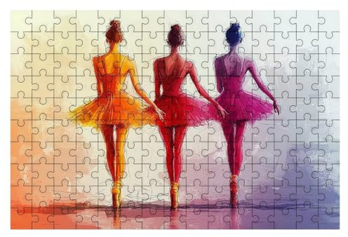Puzzle 1500 Teile Ballett, Retro Puzzle 1500 Teile Erwachsene, Puzzel für Die Ganze Familie, Klassische Puzzles Geschicklichkeitsspiel, Holzpuzzle Geschenke für Frauen Geschenke für Männer, Deko -2349
