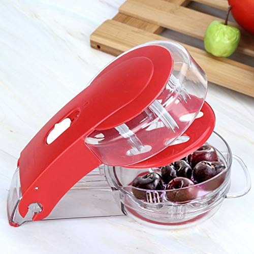 Saluaqui Snocciolatore di Ciliegie Strumento Snocciolatore di Ciliegie Strumento di per Rimuovere Facilmente i Semi e Viaggiare Estrattore Versatile di Frutta per Deliziose Prelibatezze di