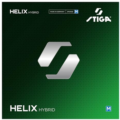 STIGA Bordtennisgummi Helix Hybrid M Svart 2,2