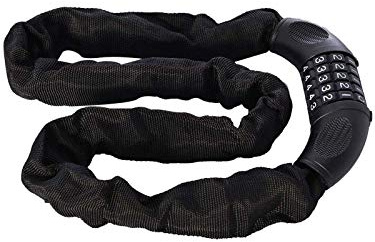 Oxford Unisex Adult Combi Chain6 0.9m X 6mm - Round - Black, 0.9m x 6mm