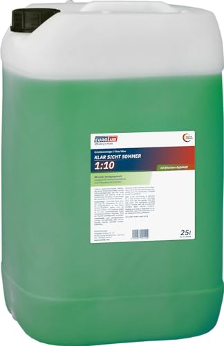 EUROLUB KLAR SICHT Sommer 1:10 Scheibenreiniger-Konzentrat, 25 Liter