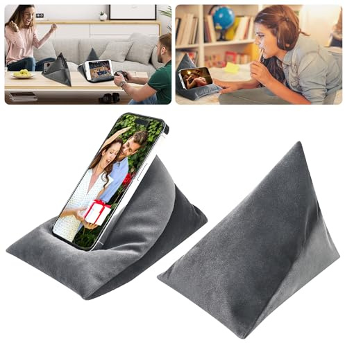 Adjustable Soft Bean Bag Phone Stand, Cushion Holder for Mobile Phone