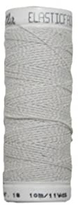 B2Q Hutgummi Gummi Nähfaden Elastic 10 m grau (0779)