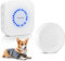 ChunHee Dog Doorbell Dog Buttons Cat Dog Bells Toilet Training Dog Door Bell IP55 Waterproof Buttons With 55 Chimes/Pet Bell Potty Training 500Ft/150M 1 Receiver and 1 Button