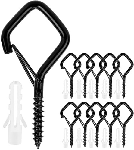 Schraubhaken 10 Stück Hakenschrauben Deckenhaken Haken Zum Schrauben Schraubhaken Klein Hakenschrauben Schraubhaken Edelstahl Wandhaken Zum Schrauben Hook öSenschraube Kugelhaken Edelstahl Haken