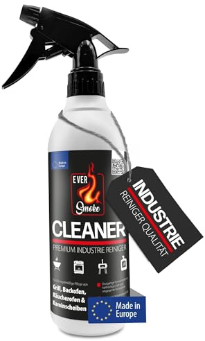 Eversmoke Cleaner Premium Reiniger | Für Grill, Backofen, Räucherofen & Kaminscheiben, Entfernt hartnäckiges Fett, Entfernt eingebrannte Rückstände