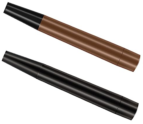 FRCOLOR 2 Pezzi Penna Per Sopracciglia Penna Per Microblading Strumento Per Sopracciglia Riempitivo Per Matita Per Barba Per Uomo In Fibra Artificiale