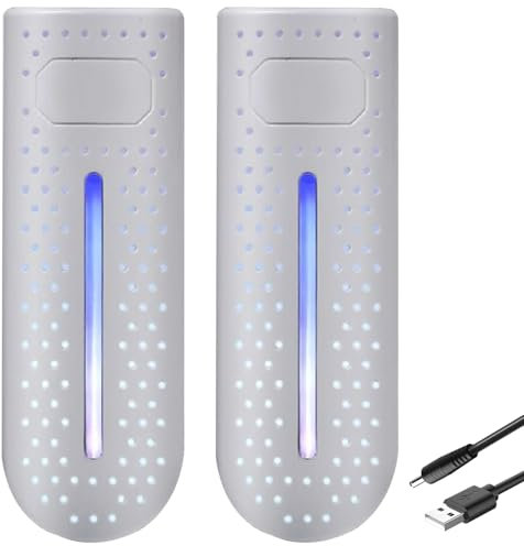 Selector de Zapatos de Calentador de Bota 360 ° USB UV Light Desodorizando PTC Calefacción Antiflaming Secador de Botas 65 ℃ Temperatura Constante Calcetines universales Calentador para Via