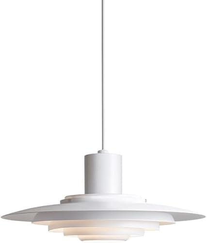 Lámpara colgante de dormitorio minimalista moderna,Lámpara colgante de comedor con platillo volante de bar,Lámpara de techo de una sola cabeza con base E 26,Telón de fondo Hotel Elevador Salón Salón D
