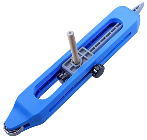Jrifedptry Strumento di scriba del calibro di contorno,Duplicatore di forma irregolare del calibro di contorno con serratura,Misurazione della forma del contorno