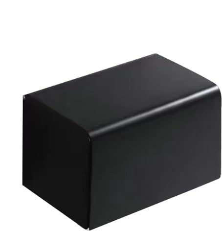 Badezimmer Taschentuchhalter, Edelstahl Papierhandtuchhalter, Quadratischer Toilettenpapierspender, Wandmontage, Taschentuchbox, No-Punch-Installation für Badezimmer und Toilette