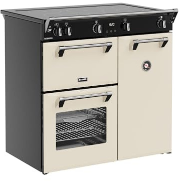 Stoves Richmond 90Ei TCH 90cm Electric Range Cooker with Induction Hob - Cream - A/A/A Rated