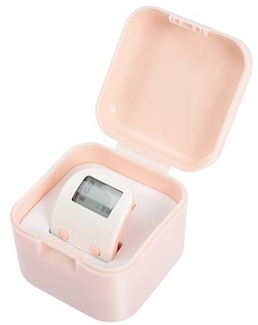ibasenice Digitaler Silikon-fingertip-zähler Mit Leiser Klickfunktion Und Ablesbarem Display Wiederaufladbarer Multifunktionaler Ringzähler Für Präzises Einhändiges Zählen Bei Sport
