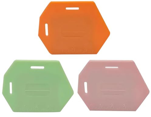 Frfik Magnetischer Nähführer - 3-teiliger Mehreckiger Stoffnaht Führer mit Maßskala - Vielseitiges Magnetisches Nähzubehör Mit Skala Für Stoffe Und Tisch