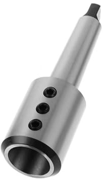 Lathe Tailstock Side Fixed Variable Diameter Sleeve U-drill To-ol Sleeve Flat Tail MT3/MT4/MT5-SLN20/25/32/40 Quick Drill Sleeve Lathe Accessories(MTA3-SLN25)