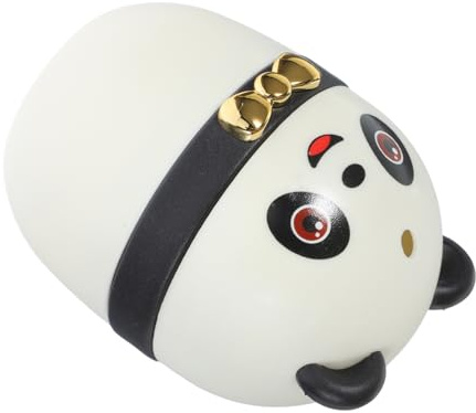 UKCOCO Dispenser per Stuzzicadenti in Forma di Panda Porta Stuzzicadenti Pulsante Pratico Pressione capacità Ampia per Cucina e Scrivania