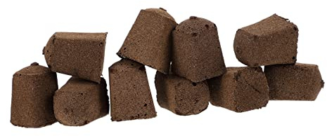 FONDOTIN 10piezas Bloques Nutritivos para Cultivo Sin Suelo Abono Vegetal Comprimido Sustrato De Turba Degradables para Planteles y Plantas De Huerto