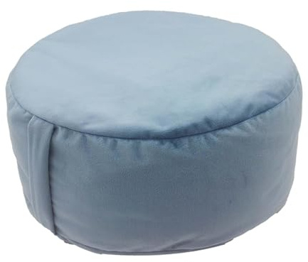 JISADER Cojín de meditación, cómodo cojín de Suelo de 35 cm para Oficina y Sala de Estar, Azul