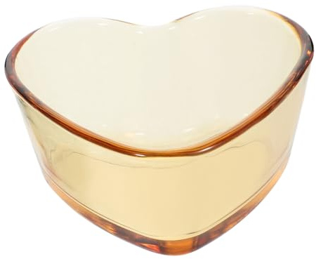 CIYODO Heart-shaped Glass Egg Steamer Bowl Transparent Kitchen Pudding Dish Microwave Oven Safe Cooking Bowl for Steaming Baking Serving
