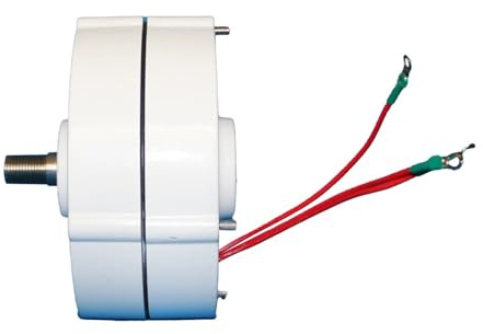 Generador de imán permanente trifásico sin engranajes de baja velocidad, 500 RPM, 4 kW, 5 kW, 6 kW, 12 V, 24 V, 48 V, alternador de CA for aerogeneradores, bricolaje, con base(24V,6000W)
