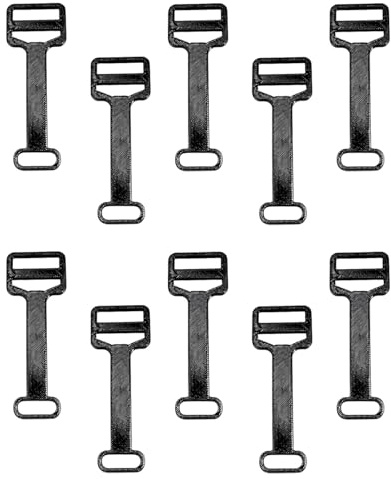 10PCS Caravan Window Stays, Dual Hole Caravan Window Locks, Black Vent Holders, Adjustable Restrictor for Caravans Campers Secure Ventilation Control and Improve Air Circulation