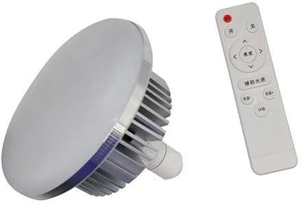 Limtula Ampoule LED 3200K-5500K Lampe de Photographie Ampoule à économie d ' énergie Luminosité réglable E27 avec éclairage de Photographie à Distance