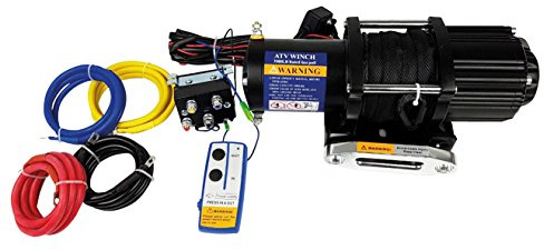Berger + Schröter 31766 Profi-Seilwinde, 12 V, Synthetikseil