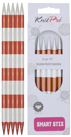 KnitPro Smartstix Nadelspiele 8 (20cm) | 7mm