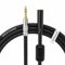 Douk - Cable de extensión de audio de 3,5 mm macho a hembra (1 m y 3,3 pies)