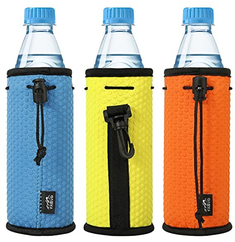TAGVO Lot de 3 Rafraîchisseurs de Canettes, Manchons Refroidissants à Vin, Pliables en Néoprène pour Canettes de Bière et Boissons énergétiques de 473ml et 550 ML