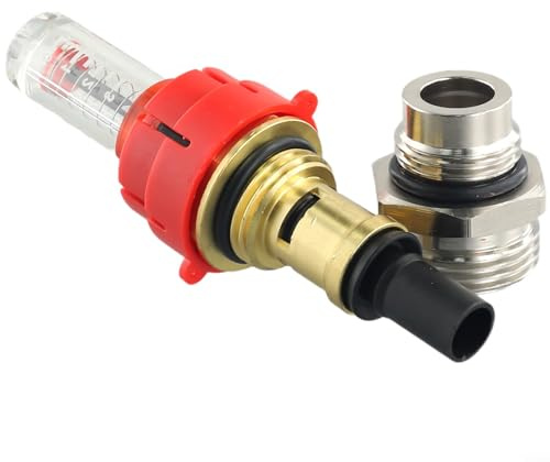 DN25 Fußbodenheizungskrümmer Durchflussmesser, für Wasser Fußbodenheizung Verteiler Durchflussmesser/Regler, hohe Durchflussmenge 0-5l/min (10 Stück)