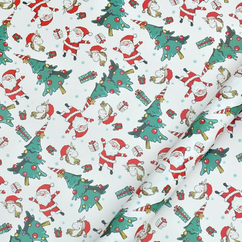 Lkw Ogechi 10 Stück Geschenkpapier Weihnachten Set, 50x70CM Weihnachts Geschenkpapier mit Verschiedenen Weihnachts Muster, Geschenkpapier für Weihnachten Neujahr Winter Geschenkverpackung