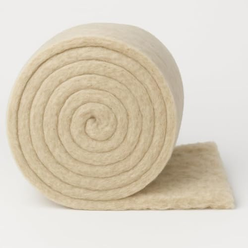Truewool® 100% British Sheep Wool Loft Insulation Rolls - Natural, Breathable, Eco-Friendly Thermal Insulation. A Non-Toxic Sustainable Building Material. 600mmx50mmx8m
