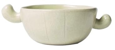 NEBE Soup Bowl Creative Cactus Double-Ear Ceramic Soup Bowl Household Large Stew Bowl with Handle Salad Bowl Pasta Bowls
