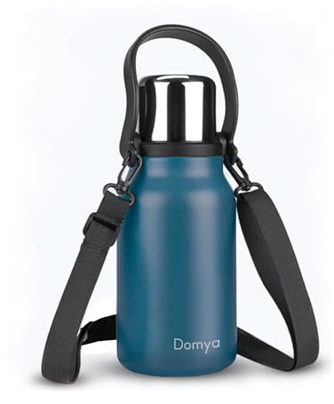 Termo de Acero Inoxidable 1 L para Uso Diario y Outdoor | Mantiene Bebidas Frías o Calientes hasta 24 h | Antigoteo, Libre de BPA | Ideal para Oficina, Senderismo y Viajes – Azul Oscuro.