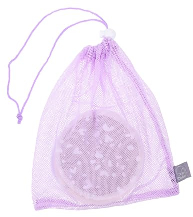 Coussinets D'allaitement Réutilisables, Anti-fuite, 1 Set | Tissu Enduit Tpu Coton-polyester Imprimé, Rainure Centrale Confortable, Lavable, pour Usage Maternité Quotidien