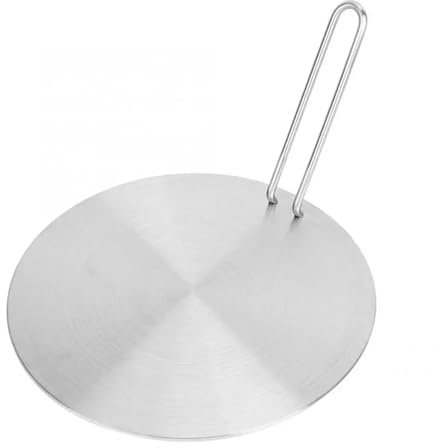 NihaoWXM Adaptador Induccion Adaptador de Placa de Cocina de inducción con difusor de Calor eléctrico de Acero Inoxidable de 20/22/24 cm, Piezas de Utensilios de Cocina(22cm)
