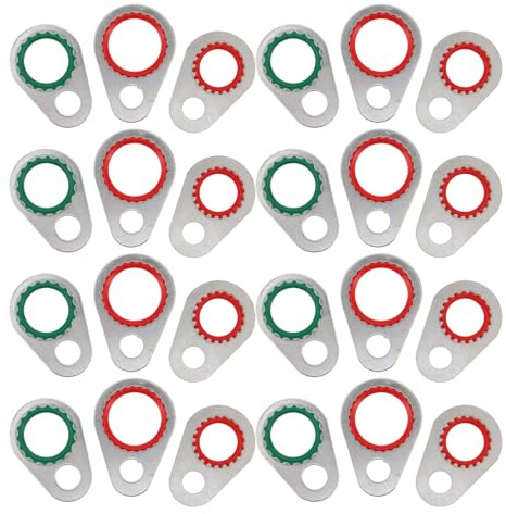 ibasenice Lot De 30 Vis Et Rondelles De Compresseur Joint De Rechange Pour Compresseur D & #39; Air Rondelles D & #39; Étanchéité Pour Fournitures De Valves Pour