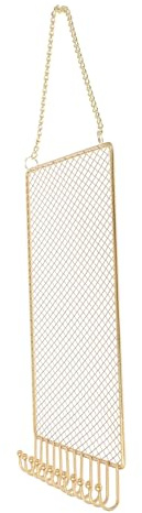 SUPVOX Portagioie da Viaggio Piccolo, Porta Orecchini da Muro in Ferro, Espositore Orecchini Rettangolare, Porta per Collane, per Store e Storage