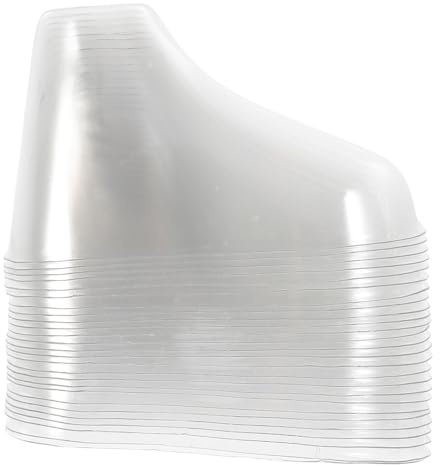 FIXOSHEE Supporti Trasparenti per Stivaletti e Calzini, Stampo Piedi Finti in Plastica Leggera, Espositore per Scarpe e Riempitivo per Calze da 9 Cm, per Negozi e Uso Domestico