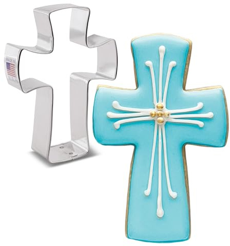 Ann Clark Cross Cookie Cutter, Large 4-1/2” Made in USA